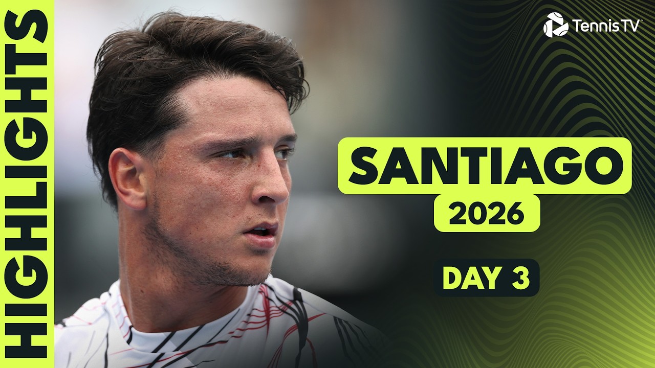 Navone & Darderi Clash; Ugo Carabelli, Hanfmann, Pellegrino Feature | Santiago 2026 Highlights Day 3
