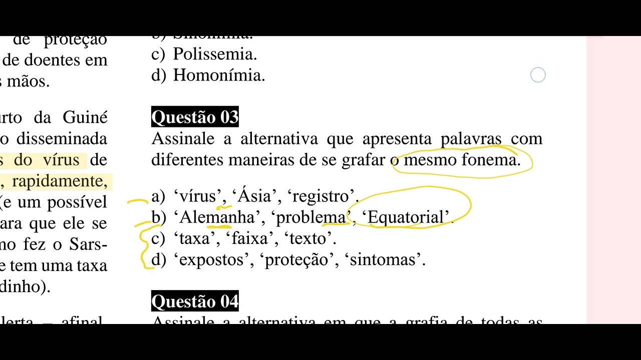 QUESTÕES DE PORTUGUÊS DA BANCA CONSULPAM.
