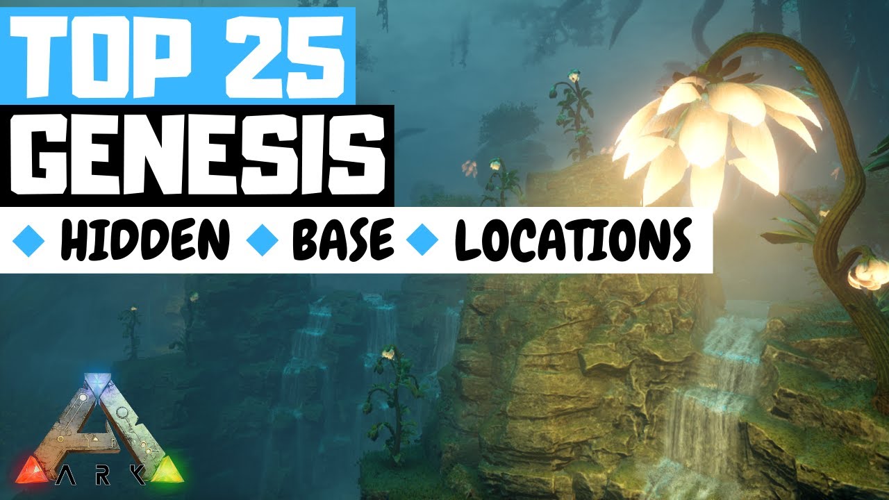 TOP 25 HIDDEN RATHOLE BASE LOCATIONS GENESIS (ARK: Survival Evolved)