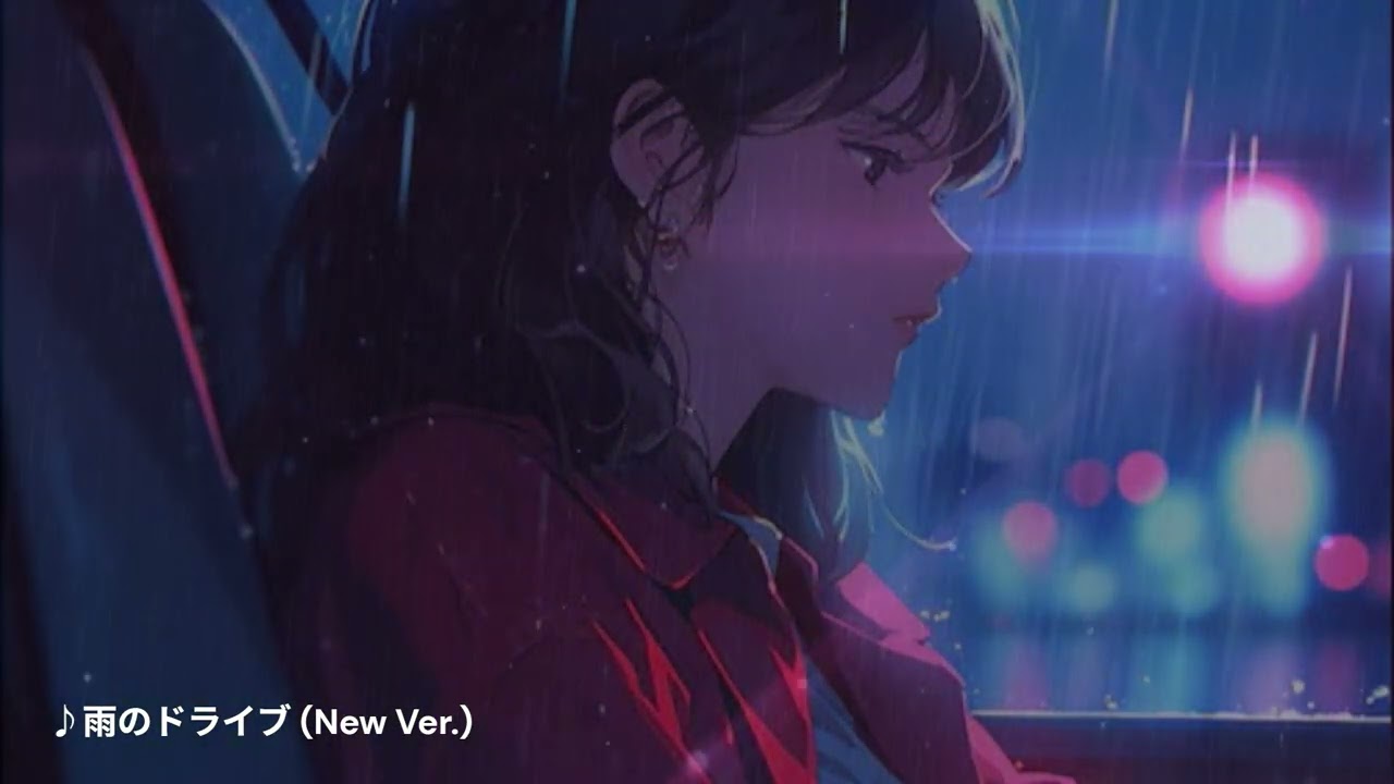 【80s＆90s JPOP Flavor】＜2/16 最新曲 ☆彡おすすめ＞雨の夜のドライブに聴いて欲しい『雨のドライブ (New Ver.)』 #jpop #エモい #citypop #シティポップ