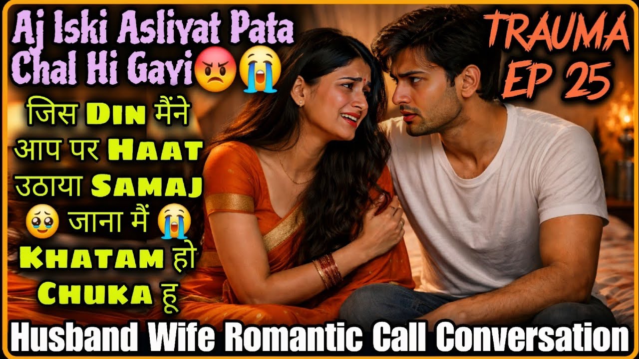 Asliyat Pata Chal Gayi || Trauma Ep 25 || Husband Wife Romantic Call Conversation || Mr.Loveboy