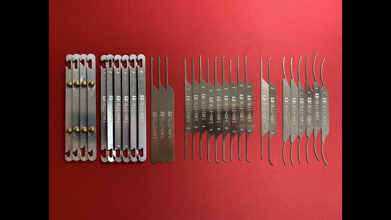 (2) FALLE-SAFE LOCKPICKS