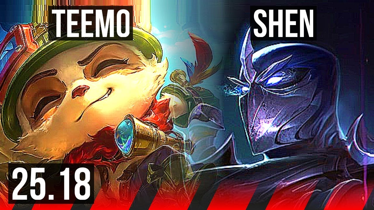 TEEMO vs SHEN (TOP) | KR Master | 25.18
