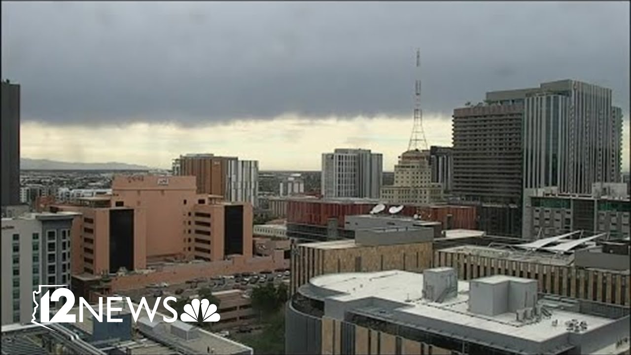 Storms begin to move into the Valley