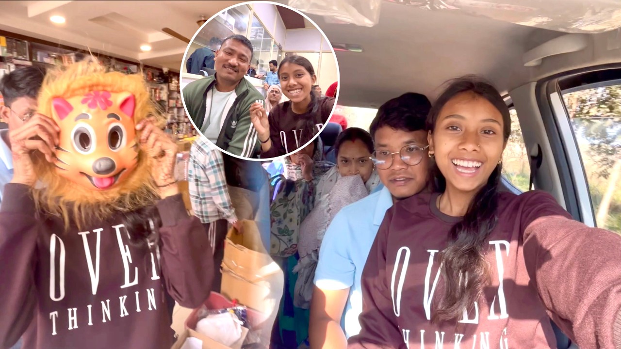 Family Trip Vlog 🚗 | Shopping Masti + Funny Mask Surprise 😄 | Full Day Fun With Family