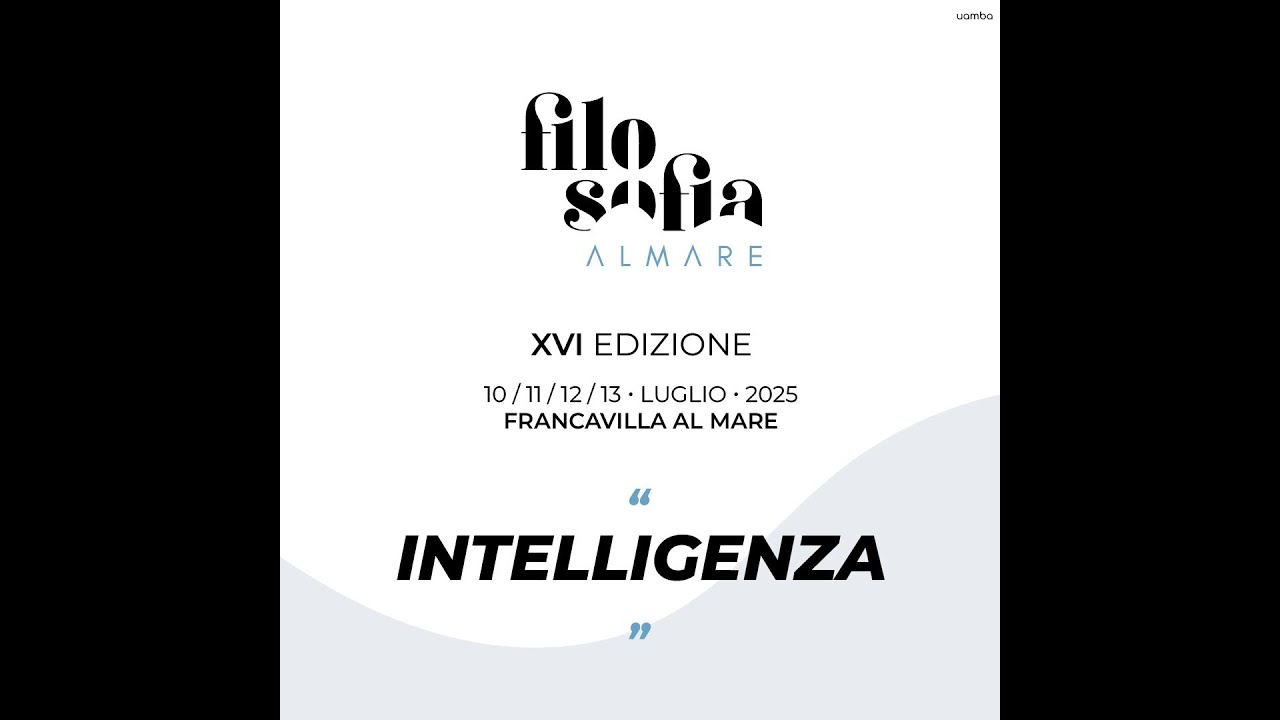 Filosofia al Mare 2025 - Intelligenza - Massimo Cacciari
