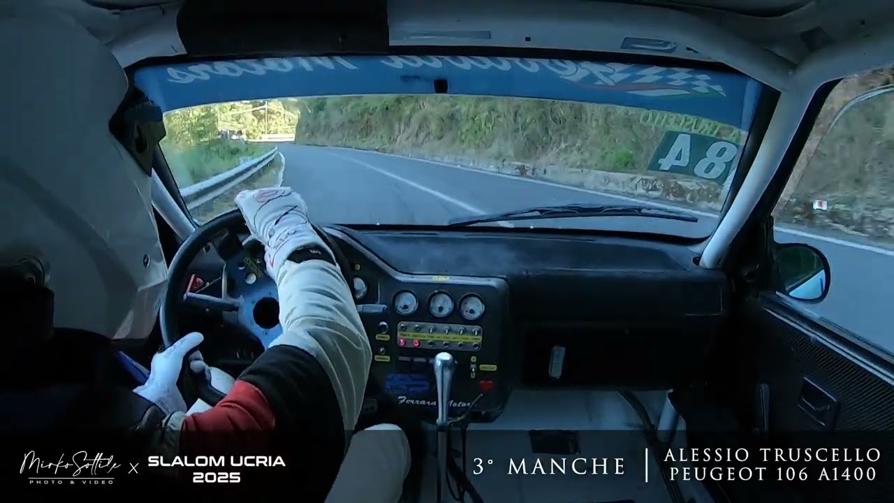SLALOM UCRIA 2025 // PEUGEOT 106 KIT SHOW // ALESSIO TRUSCELLO