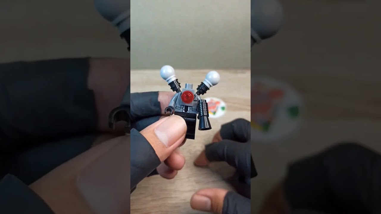 Microphone Man Lego Unofficial #shorts #skibiditoilet #lego #brickminifigure #legominifigures