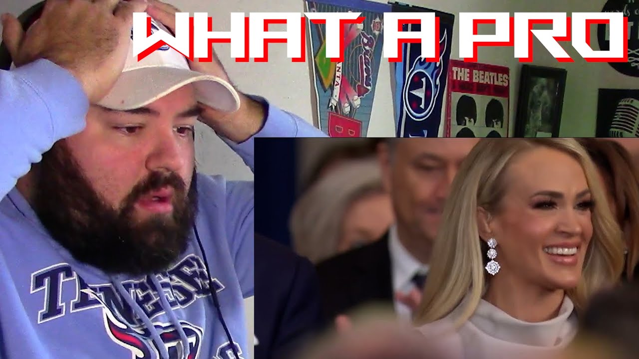 Singer reaction to Carrie Underwood - America the Beautiful (LIVE at the Presidential Inauguration)