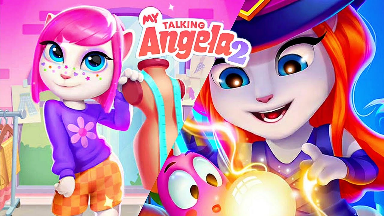 My Talking Angela 2 - New Fashion Editor for Halloween 🧙‍♂️🎃 #mytalkingangela2 #gameplay