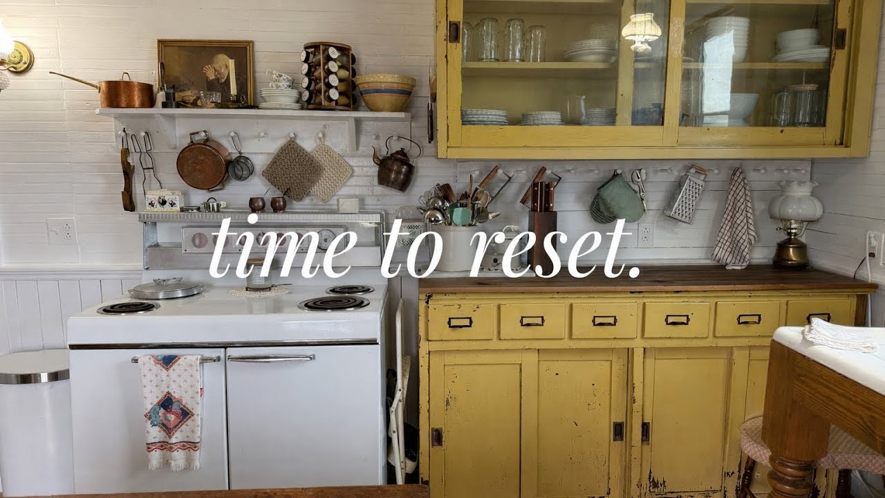 Spring Cleaning My Kitchen After a Renovation | Cozy Homestead Reset