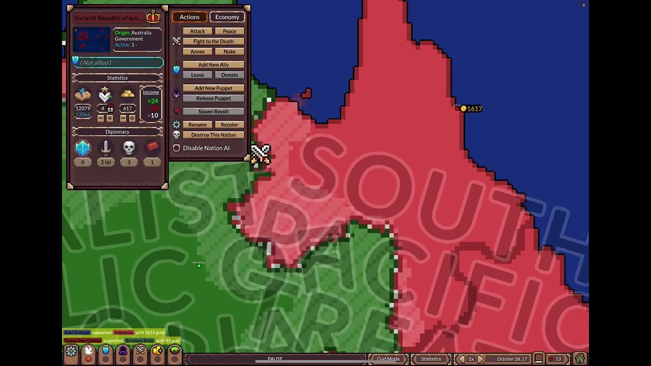 Collapsed Australia