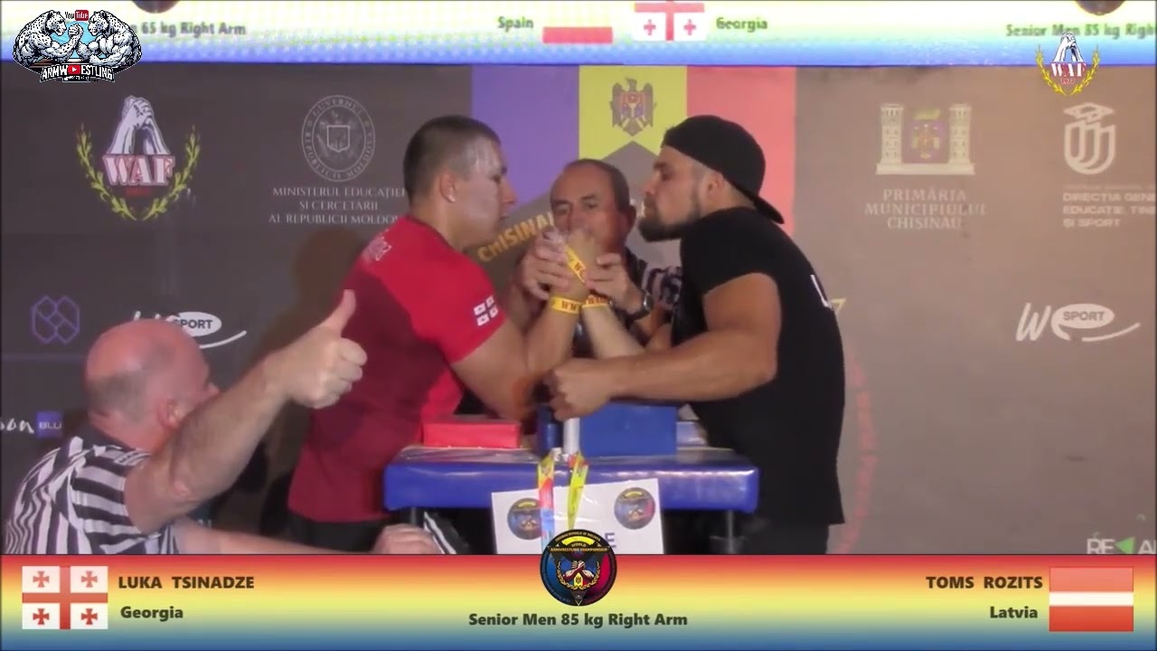 SENIOR MEN 85kg RIGHT HAND - World Armwrestling Championship 2024