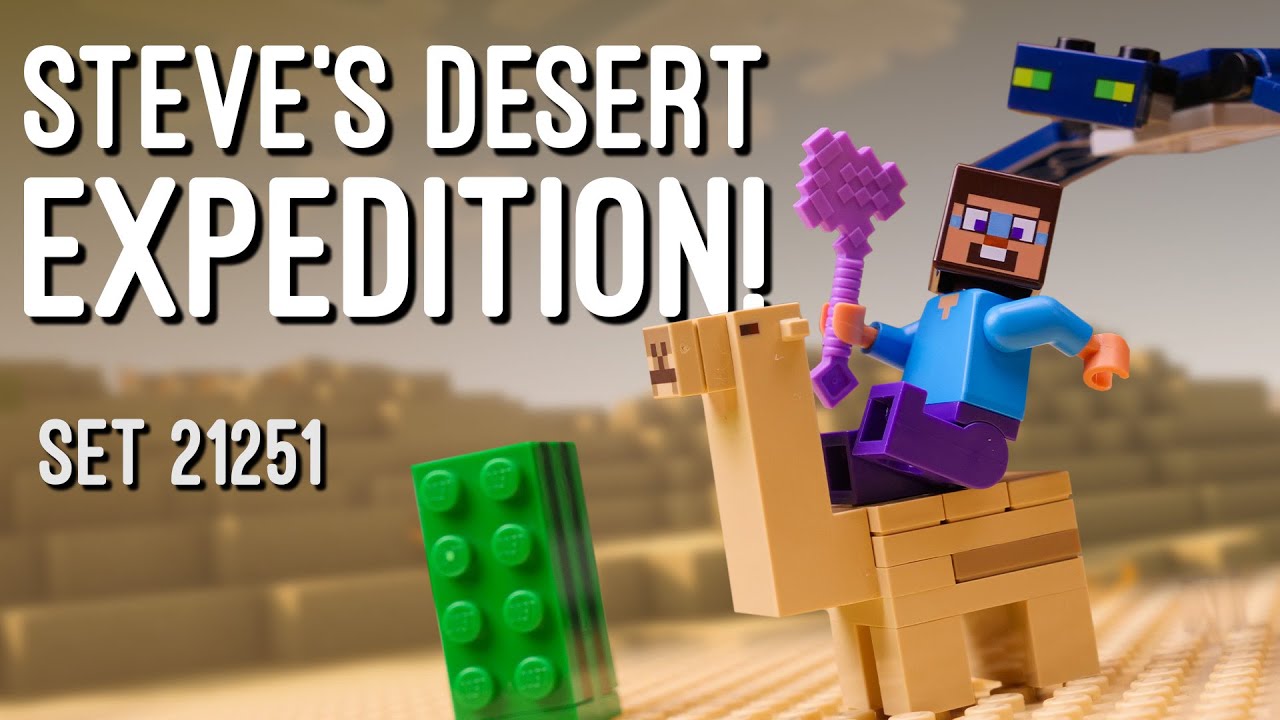 LEGO Minecraft - Steve's Desert Expedition Review!