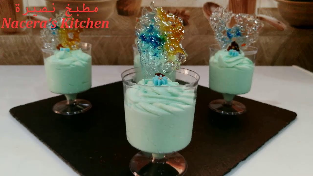 Verrine Chewing-gum - تحلية باردة بذوق الشوينقوم أو اللبان بنيييينة و سهلة التحضير