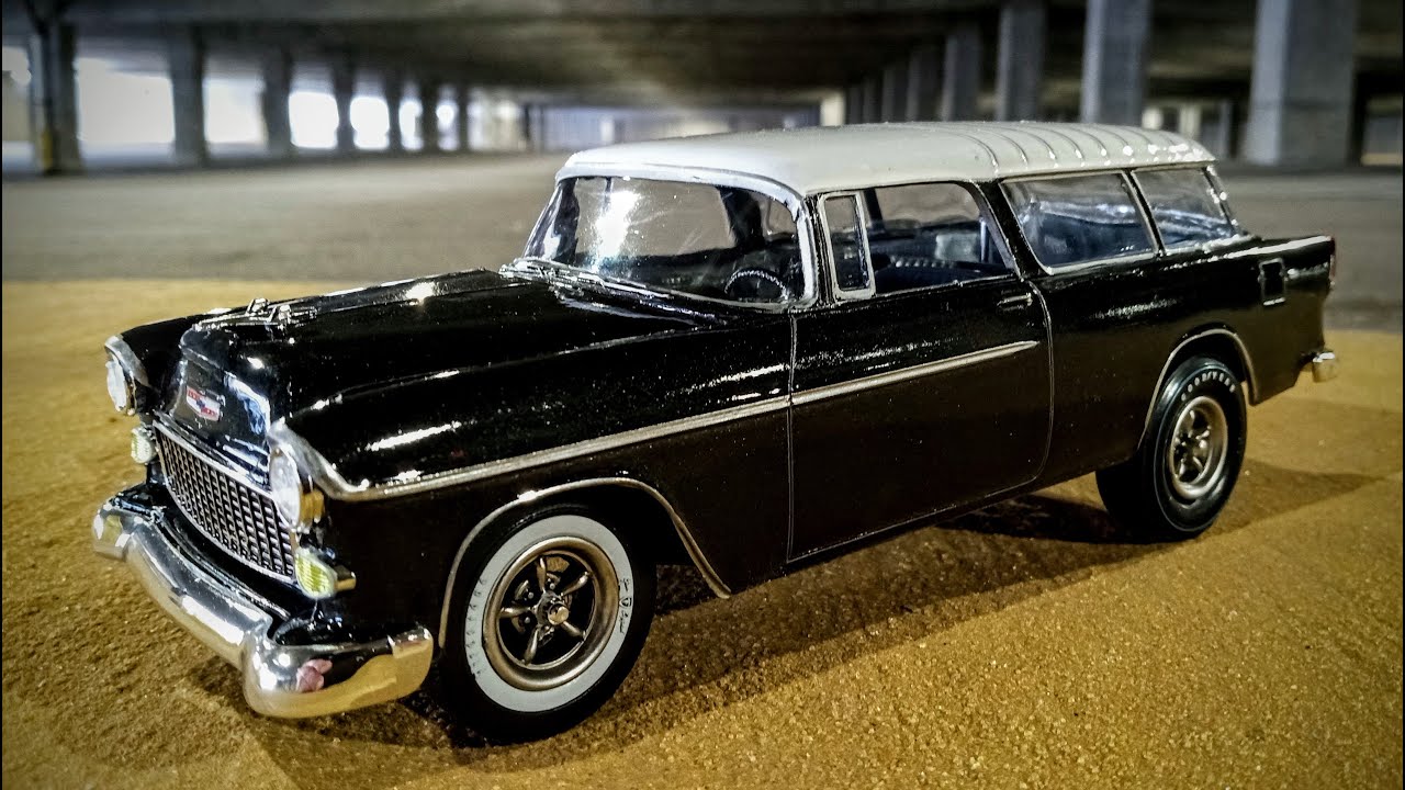 Сборка модели Chevy Nomad Wagon Gasser 1955 года в масштабе 1/25. Как собрать приборную панель с ...