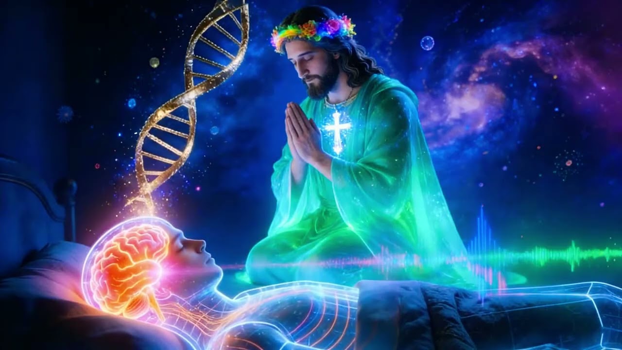 DEEP COMFORT 💤 Jesus Heals Your Body & Soothes Pain (174Hz + 432Hz Relaxation)