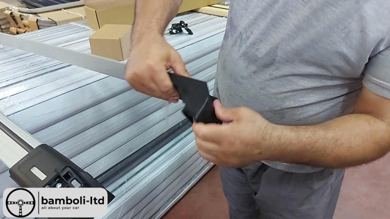 How to install Audi Q7 roof rack fixed point