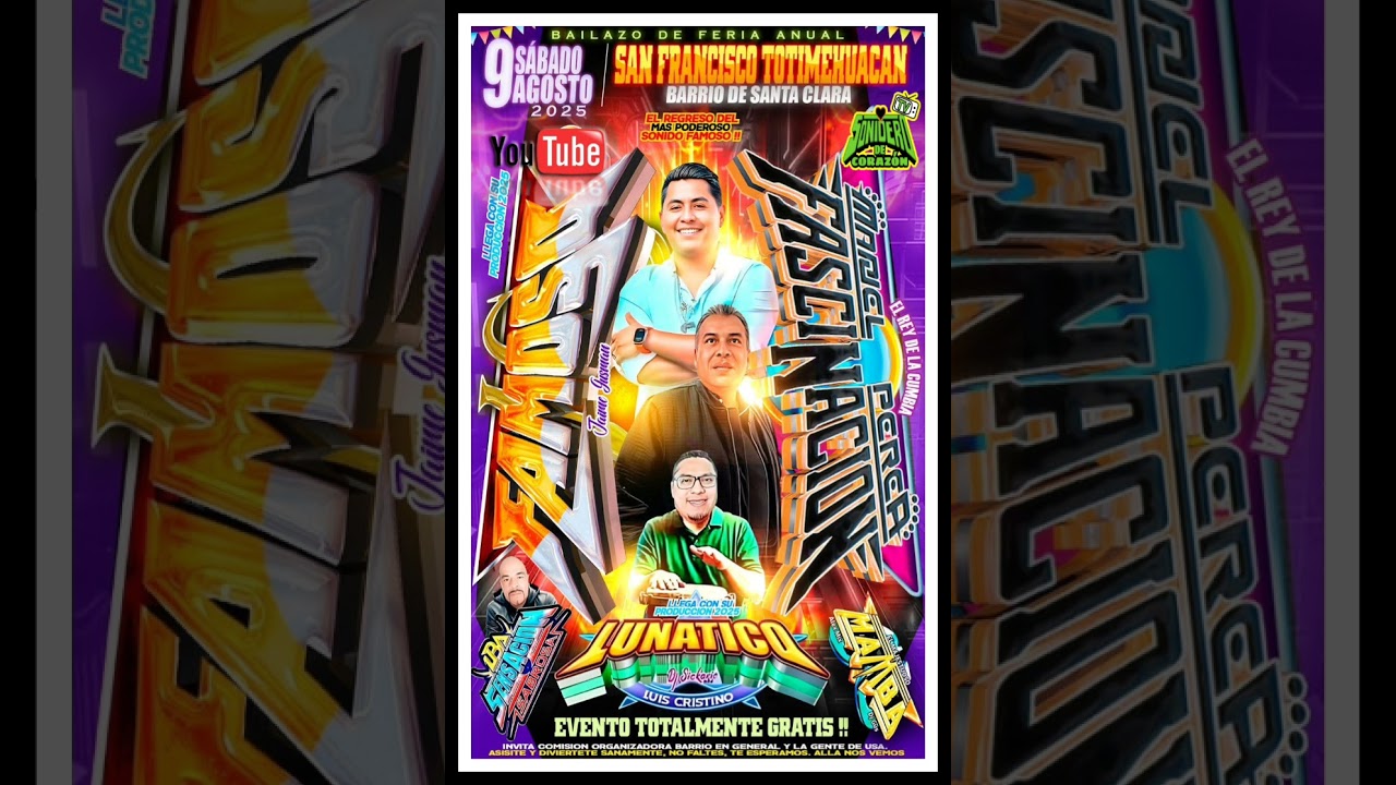 SONIDO FAMOSO EN SAN FRANCISCO TOTIMEHUACAN SABADO 09 AGOSTO 2025 CD.COMPLETO VOL.1