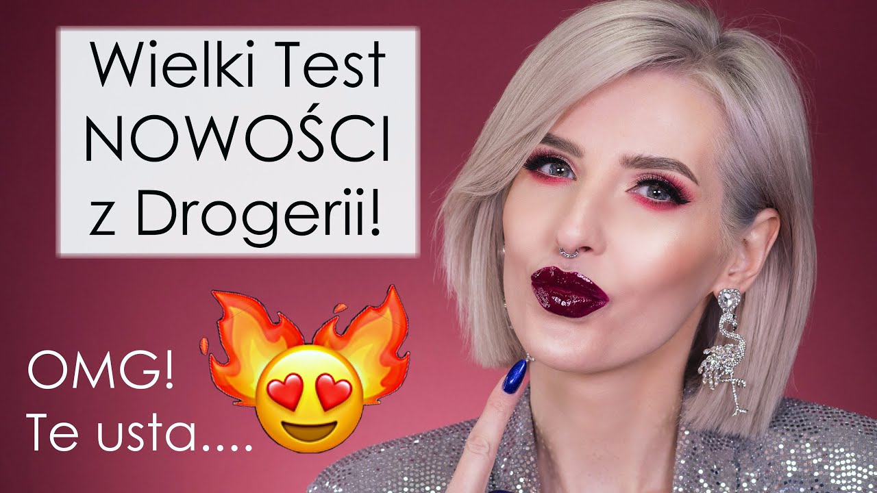 CAŁY MAKIJAŻ kosmetykami z DROGERII!😱- Te Nowości robią EFEKT WOW💥