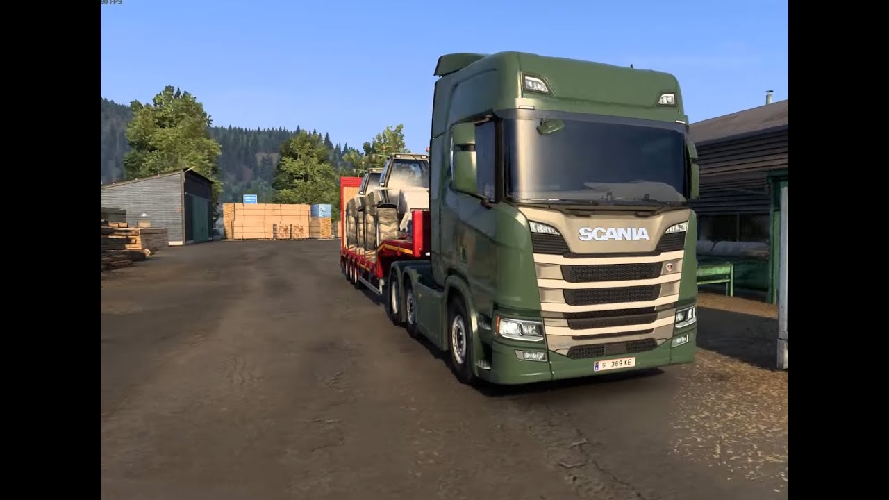 ETS2 SCANIA İLE GÜZEL BİR TESLİMAT