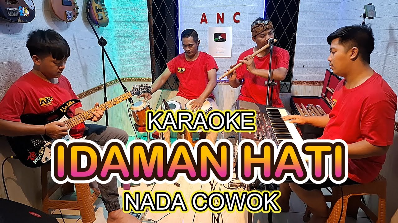 IDAMAN HATI KARAOKE NADA COWOK RITA SUGIARTO