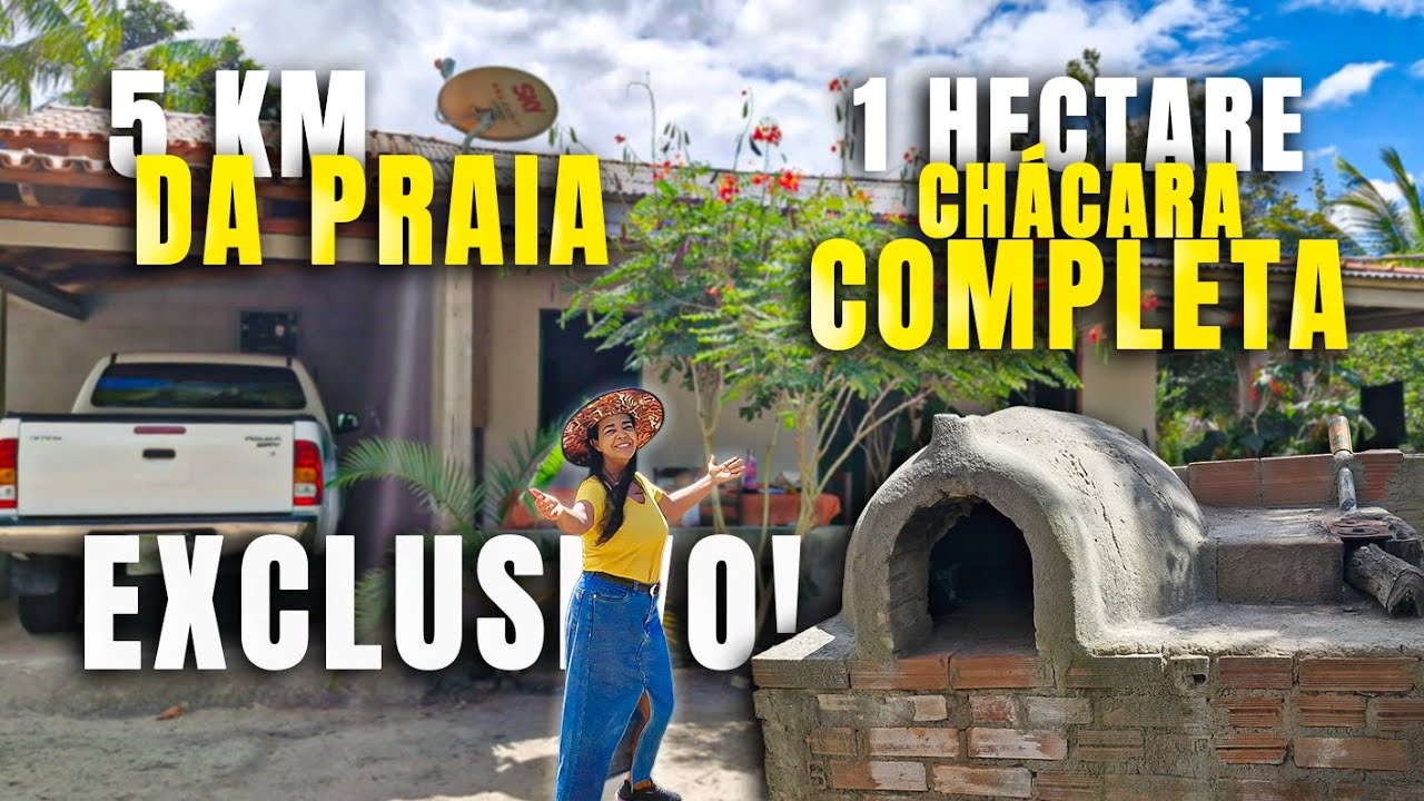Desconto na Melhor Chácara Com Casa, Muitas Frutas, Perto do Mar em Alcobaça - Bahia
