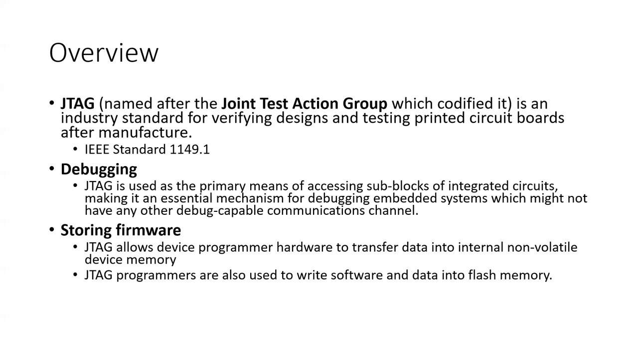 15. JTAG (включая cjtag, swd, openocd)
