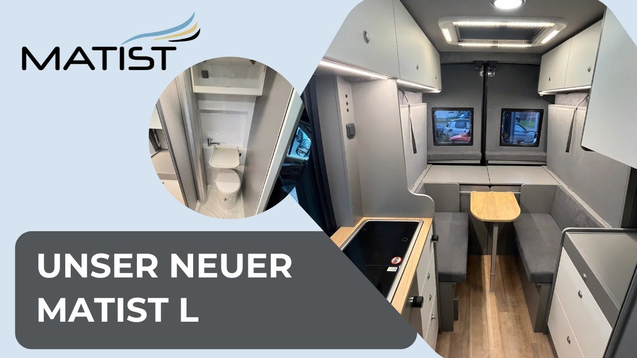MATIST L 2025 – Das Raumwunder auf 5,55 m | Ford Camper Van mit einzigartigen Längsbetten