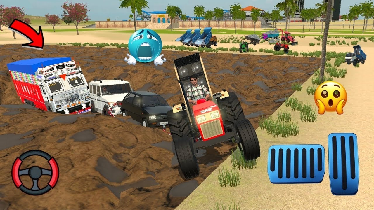 Tractor Rescue Mission 🚜 | Mud Stuck Trucks & Cars | Indian Vehicles Simulator