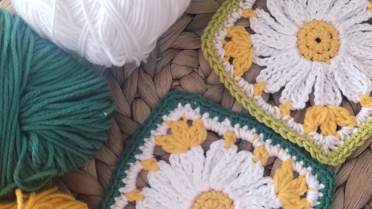 🌼Wonderful ✅ Daisy flower Very easy Crochet 💕
