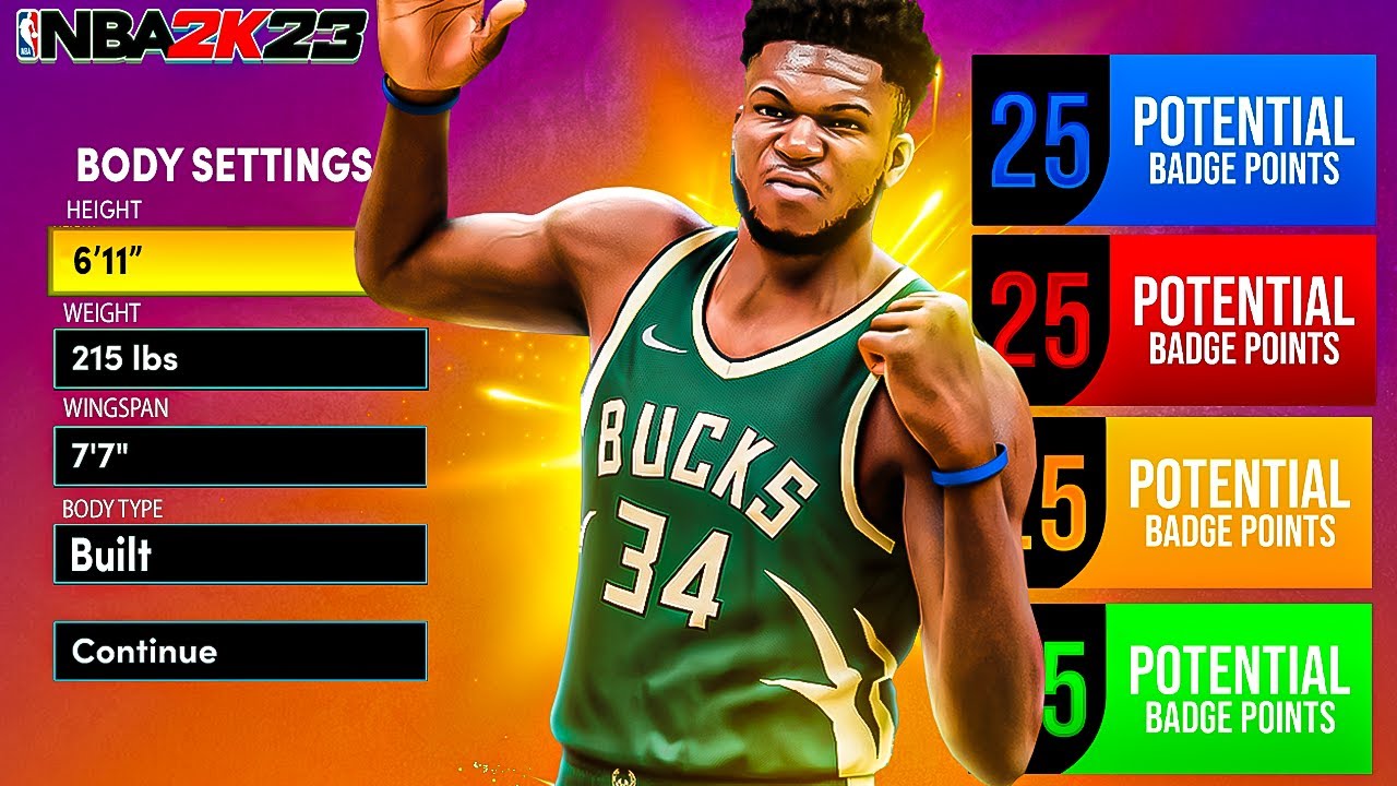 NBA 2K23 GIANNIS ANTETOKOUNMPO BUILD - OVERPOWERED GLASS-CLEANING FINISHER
