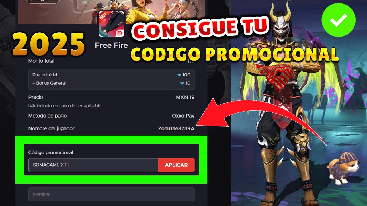 Como conseguir Gratis codigo promocional PAGOSTORE 2025 en free fire Como recargar diamante efectivo