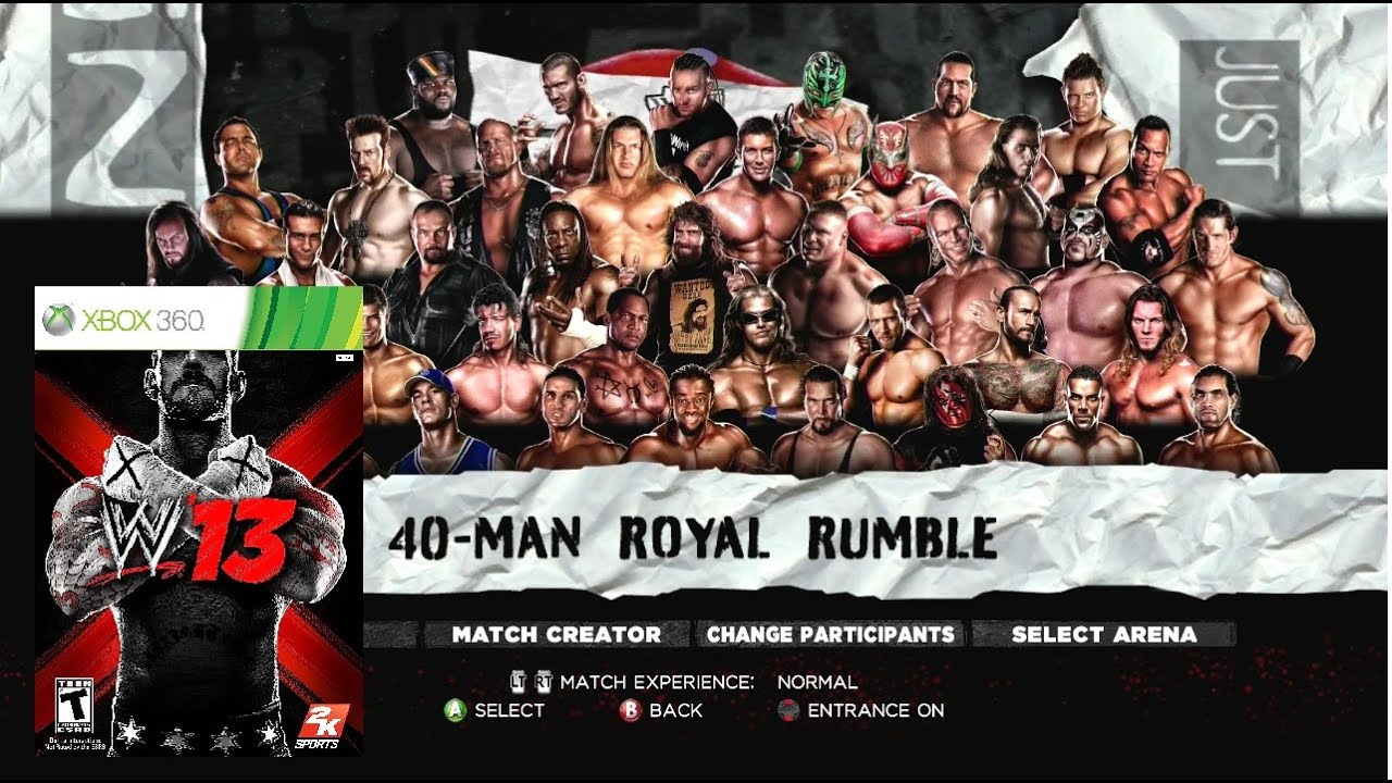 WWE'13 | 40-man Royal Rumble | 204