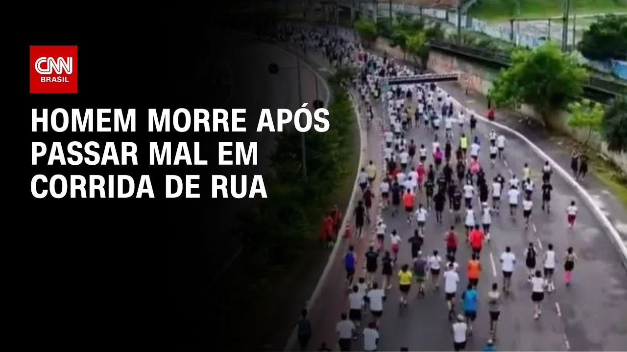 Homem morre ap&oacute;s passar mal em corrida de rua | CNN NOVO DIA