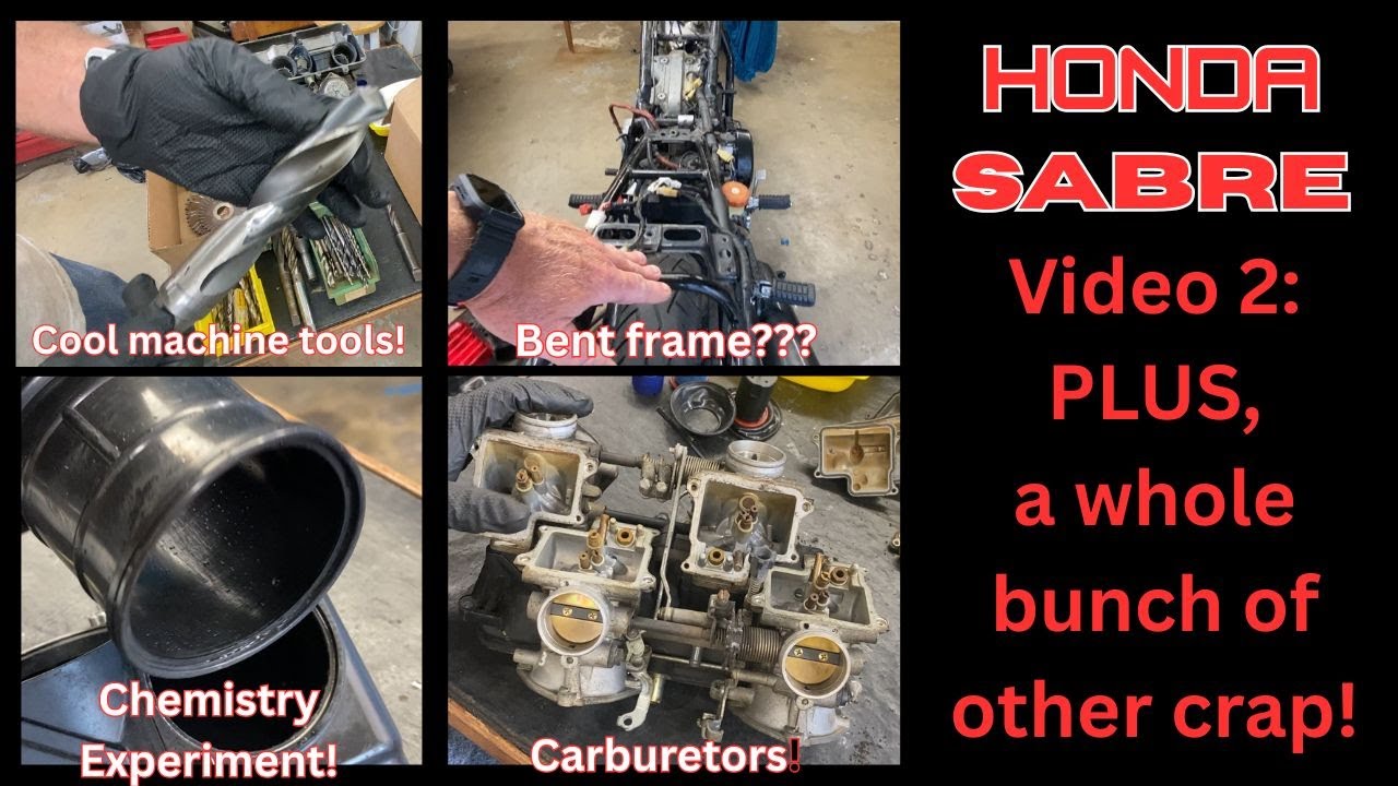 Honda Sabre V65 video 2, plus a dang come-back and whole bunch of other crap!