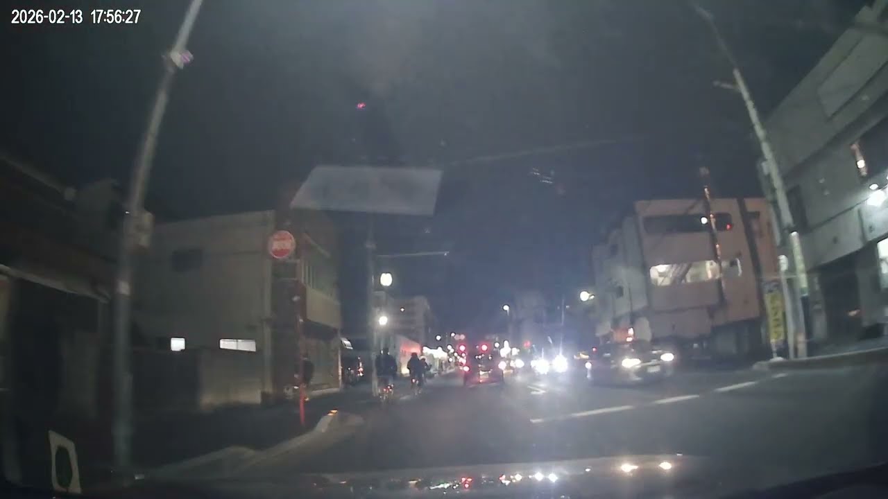 ドラレコ　2026.02.13　17:57　高砂２丁目