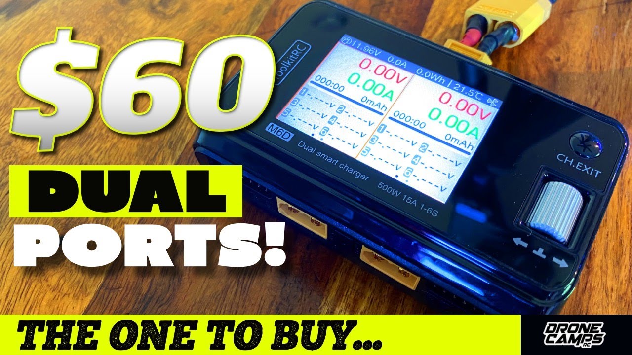 THE ONE TO BUY! - $60 ToolKitRC M6D Dual Port Charger - FULL REVIEW & COMPARISON