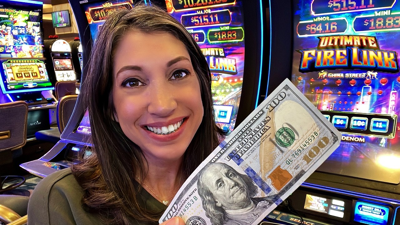 Я добралась до Choctaw Casino в Дюранте! 😮 Первая остановка &mdash; игровой автомат Ultimate Fire Link! 🎰