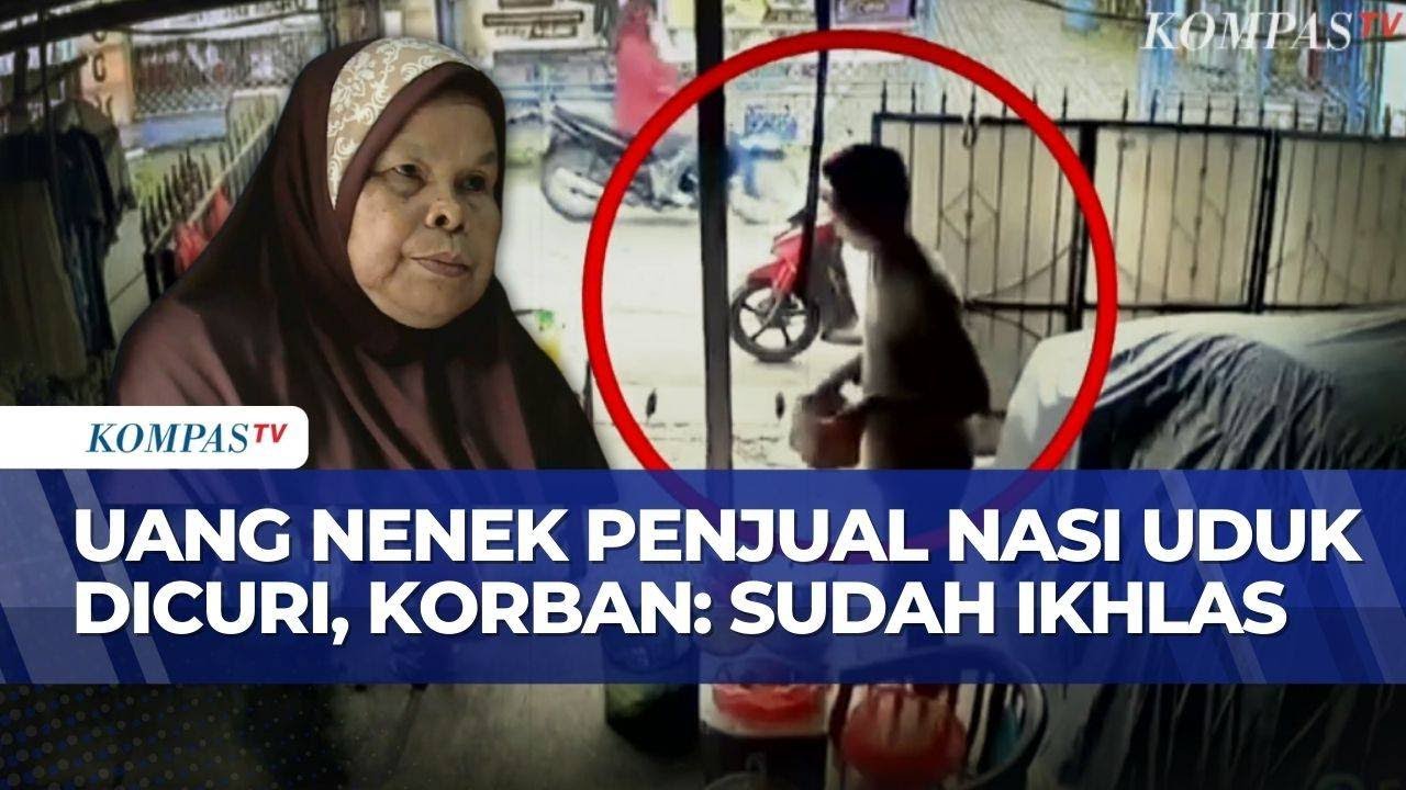 Uang Rp700 Ribu Dicuri, Nenek Atnah Penjual Nasi Uduk Sudah Ikhlas dan Siap Jualan Lagi