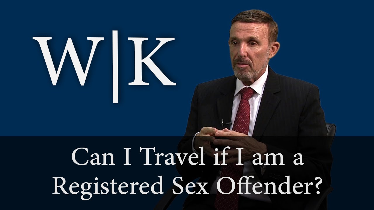 Can a Registered Sex Offender Travel?