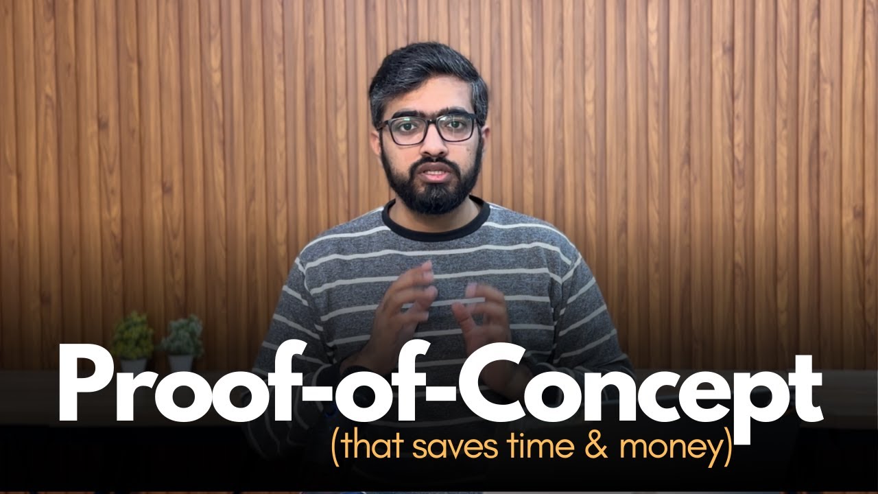 Build your Proof of Concept without wasting MONEY + TIME!