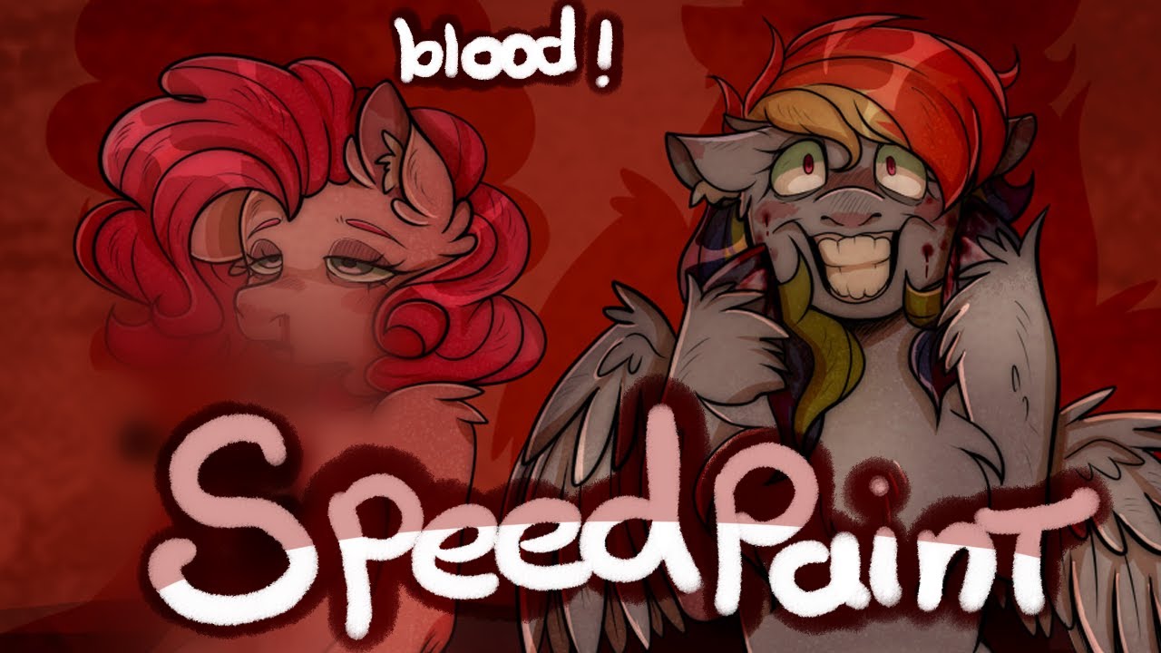 [GORE] Rocket to insanity - Mlp Speedpaint
