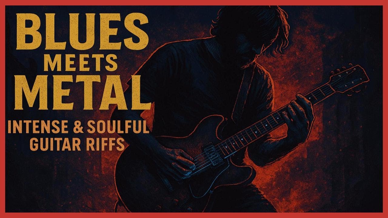 Blues Metal Instrumental &ndash; Intense & Soulful Guitar Riffs | Powerful Fusion Rock Music