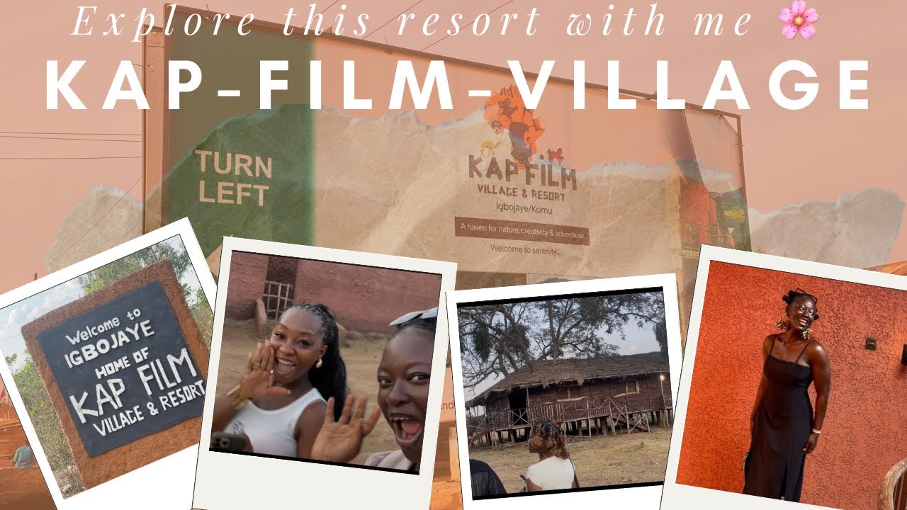 MY FIRST TIME SWIMMING AT KAPFILMVILLAGE (KUNLE-AFOLAYAN-FILM VILLAGE)🌸🥂