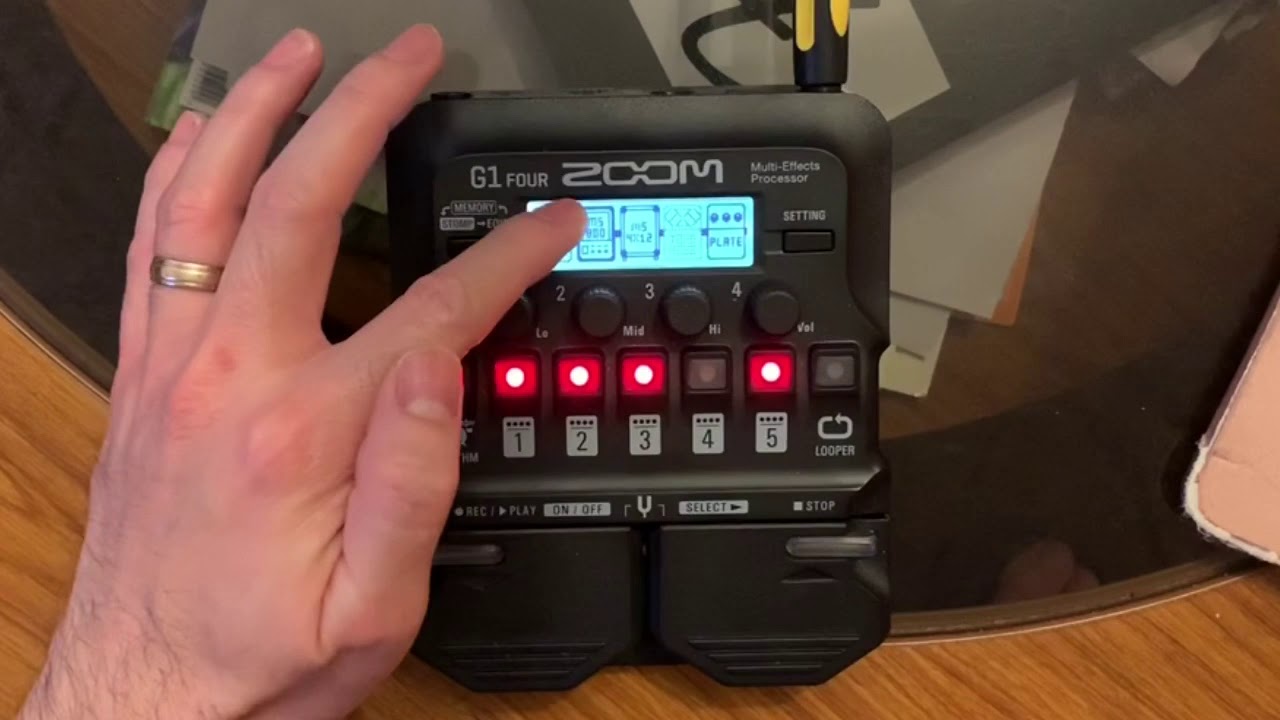 Zoom G1Four patch Knockin on heaven’s door by Guns n Roses