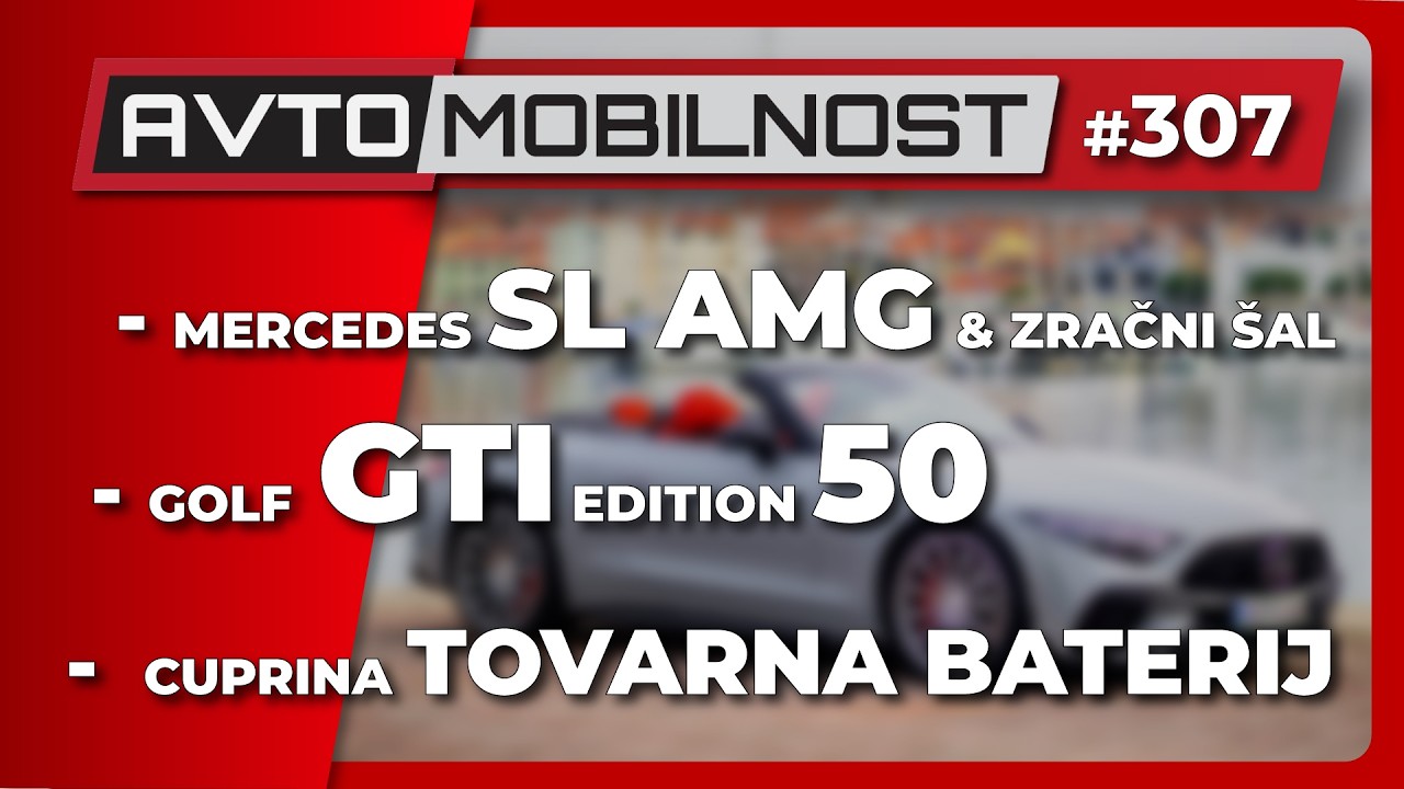 TV oddaja Avtomobilnost #307 - kabrio pozimi, ekstremni GTI in Zeekr