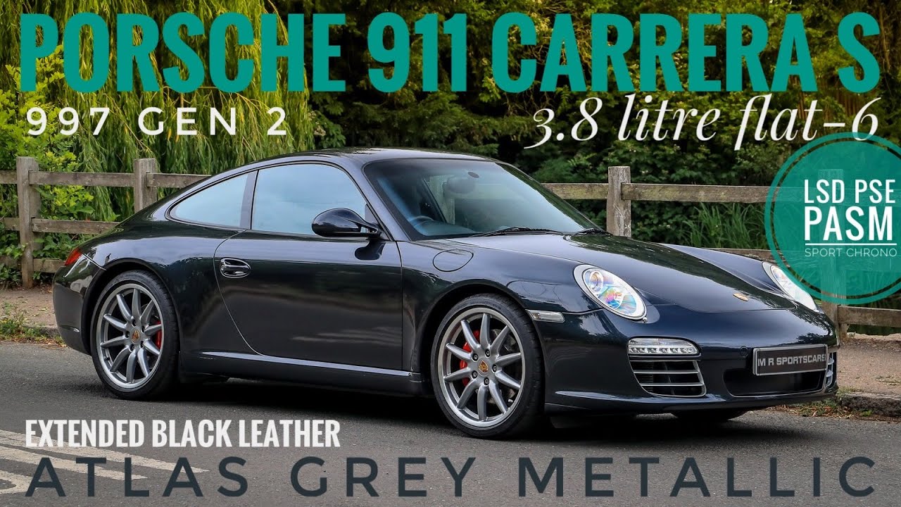 Porsche 911 Carrera S 997.2 Gen 2 Coupe PDK Atlas Grey Metallic with LSD Sport Chrono PSE For Sale