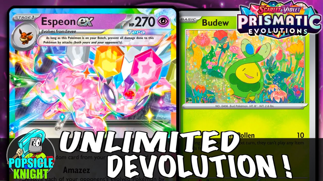 ESPEON ex : Ultimate Setup Disruption ! Unlimited Devolution ! PTCGL Gameplay (PRISMATIC EVOLUTIONS)