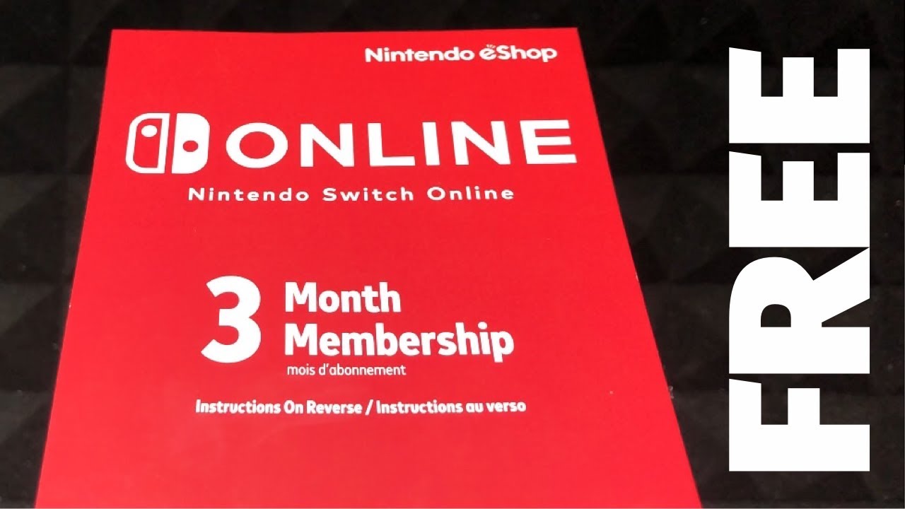 How to Redeem Nintendo Switch Online 3 Month Membership Code